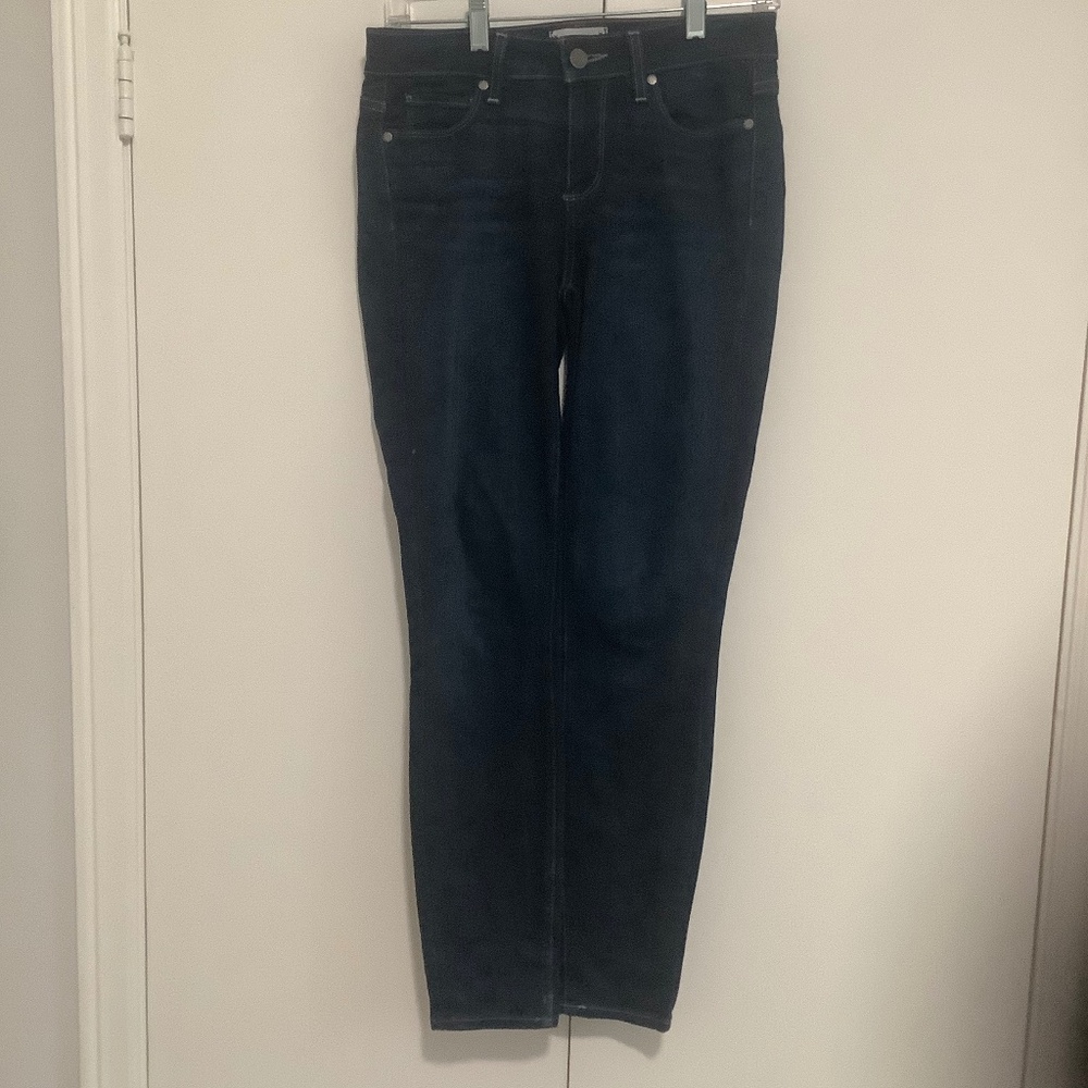 Jeans Dark Wash Pants Verdugo Ankle Slim Skinny Stretch